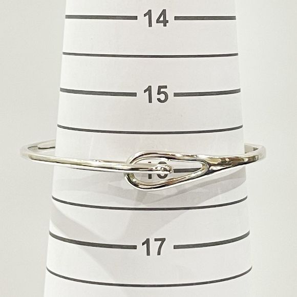 Tiffany Double Loop Bangle Silver - Picture 9 of 10